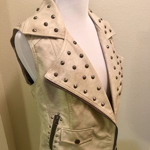 Faux Leather Vest